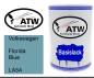 Preview: Volkswagen, Florida Blue, LA5A: 500ml Lackdose, von ATW Autoteile West.